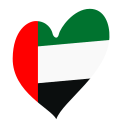 File:Eurovision Song Contest heart United Arab Emirates white.svg