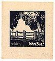 Ex Libris John Barr by Thomas Gulliver