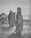 Expulsion of Ishmael and His Mother, from Gustave Dore's illustrated Bible of 1866. Expulsion of Ishmael and His Mother.png