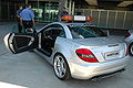 The Safety Car (with driver Bernd Maylander behind the door)