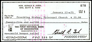 <span class="mw-page-title-main">Cheque</span> Method of payment