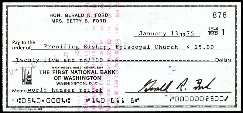 File:FORD, Gerald (signed check).jpg