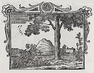 The adapted fable of "The Elm and the Vine, an illustration from Robert Dodsley's Select Fables of Esop, 1764 Fable elm and vine.jpg