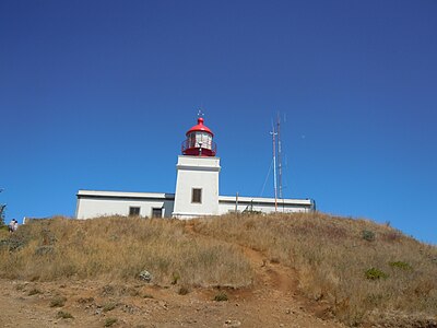 Le phare de Ponta do Pargo.