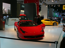 La Ferrari 458 Italia au salon de Francfort 2009.