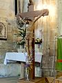 Fitz-James (60), église Saint-Pierre-et-Saint-Paul, nef, Christ en croix.JPG