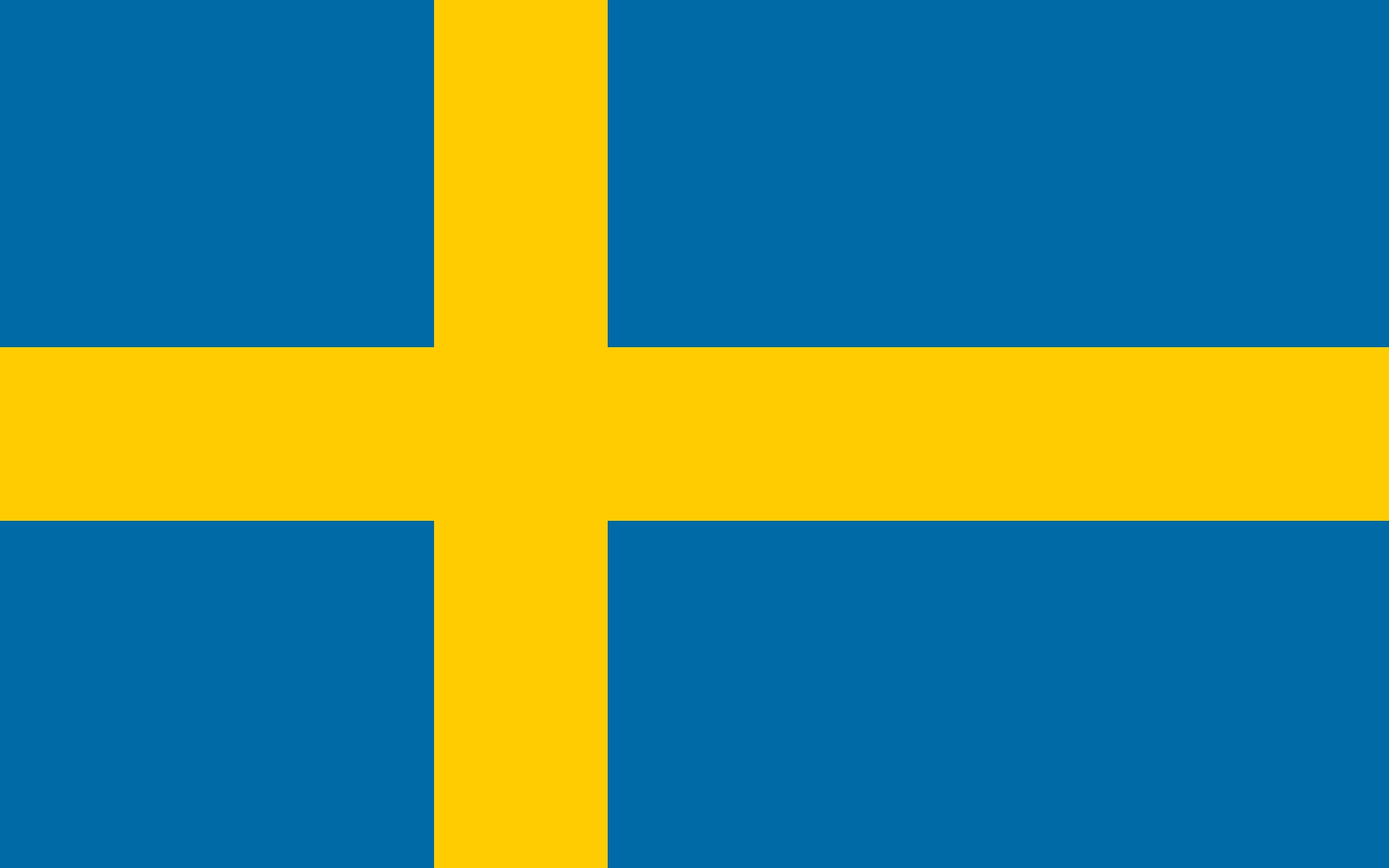 Die Flagge Schwedens