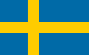 Cruz Nórdica na bandeira da Suécia