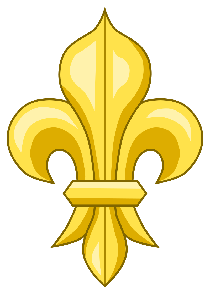 https://upload.wikimedia.org/wikipedia/commons/thumb/4/4c/Fleur_de_lys_%28or%29.svg/800px-Fleur_de_lys_%28or%29.svg.png