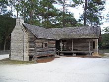 Cracker style house at the Forest Capital Museum State Park Forest Capital Museum SP cracker01d.jpg