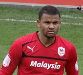 Campbell playing for Cardiff City in 2013 Fraizer Campbell (cropped).jpg