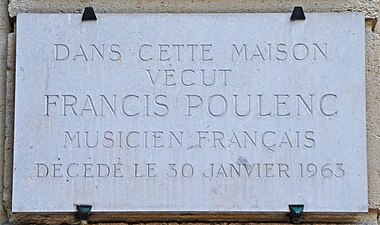 Plaque du n°5.