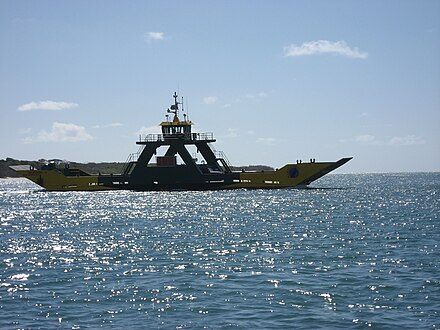 Barge from Rainbow Beach to Fraser Island