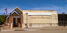 Former Fridley City hall in July 2017 Fridley City Hall July 2017.jpg