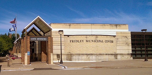 Former Fridley City hall in July 2017