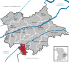 Lage der Gemeinde Frontenhausen im Landkreis Dingolfing-Landau