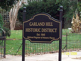 <span class="mw-page-title-main">Garland Hill Historic District</span> Historic district in Virginia, United States