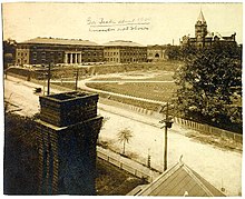Georgia Tech around 1900, with Tech Tower in the background Georgia Tech 1900.jpg