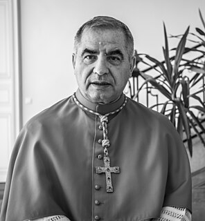 Giovanni Angelo Becciu Italian prelate of the Roman Catholic Church