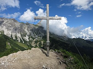 Summit cross of the Gipsköpfle