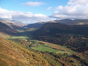 Glen Lyon a levegőből