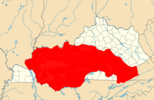The Great Grant is located in Central Kentucky and Middle Tennessee between the Cumberland, Ohio, and Kentucky Rivers, and extending onto the Powell Valley of southwest Virginia. Great Grant Location Rev.png