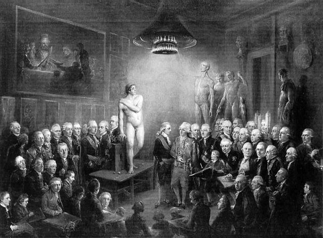 Gustav III's Visit to the academy 1780 (Martin)