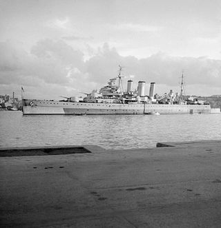 HMS <i>Cumberland</i> (57) County-class cruiser