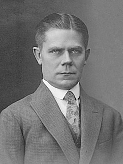 Hans Kruus 1920-luvulla.