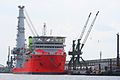 Hanse Sail 2009 - Rostock-Warnemünde - Osa Goliath bei Liebherr (3799222114) .jpg