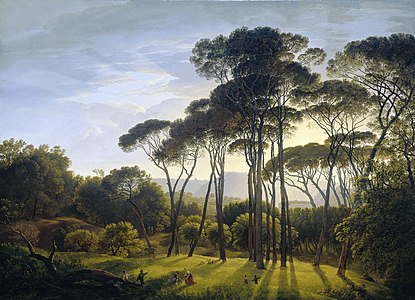 Italian Landscape with Stone Pines - 1807.