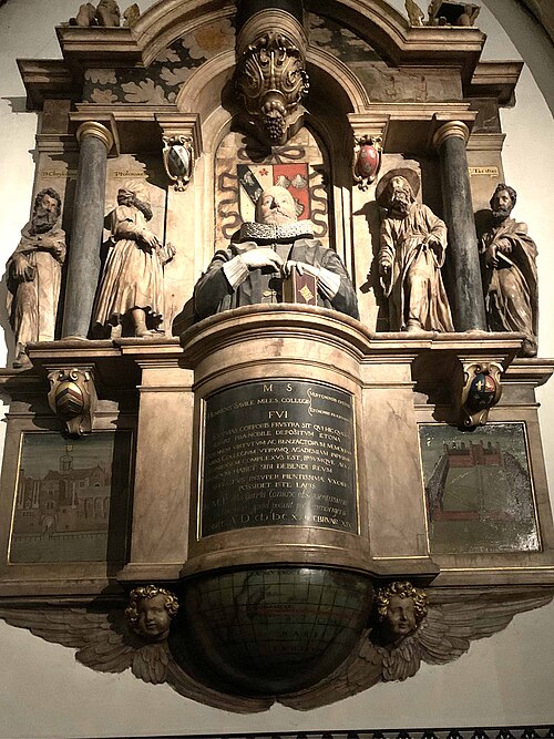 Henry Savile Memorial, Merton College Chapel