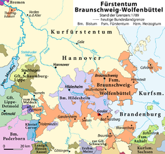 Księstwo Brunszwik-Wolfenbüttel w 1789 roku