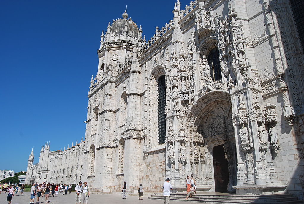 Façade du monastère des Hieronymites à Belem, Lisbonne - Photo d'Annouschka.