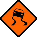 Slippery road