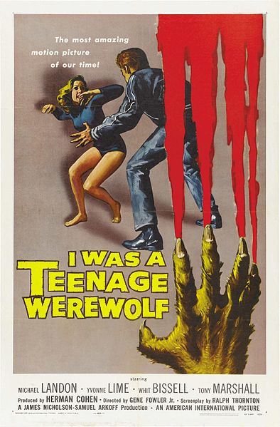 File:I Was A Teenage Werewolf-poster.jpg