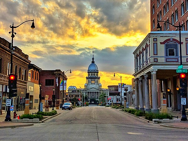 Looking west on East Capitol Avenue