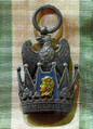 Insigne de chevalier, en argent émaillé (2e type à boules, modèle napoléonien)[6]
