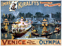 Imre Kiralfy's Venice the bride of the sea, performance poster Imre Kiralfy's Venice the bride of the sea, performance poster, 1891.jpg