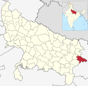 India Uttar Pradesh districts 2012 Ballia.svg