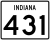 State Road 431 marker