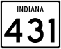 State Road 431 marker 