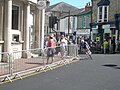 The Island Games 2011 men's Town Centre Criterium cycling event, which took place in a loop around the High Street and Albert Street in Ventnor, Isle of Wight.
