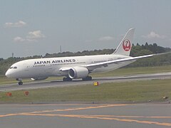 Boeing de Japan Airlines.