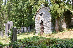 Pohled na kosohorský hřbitov