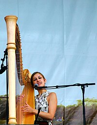 Newsom performing at the Latitude Festival, England, 2008