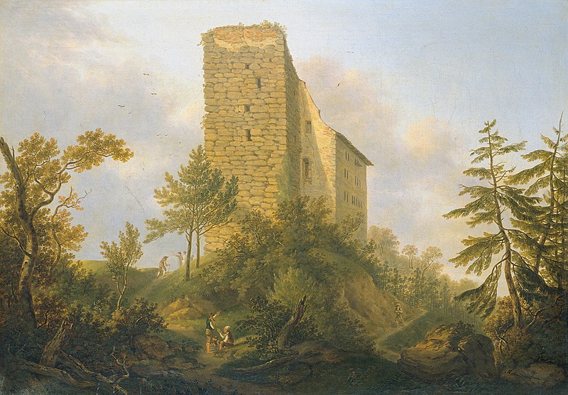 File:Johann Caspar Rahn - Umgebung der Ruine Habsburg - 7760 - Kunsthistorisches Museum.jpg