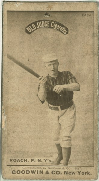 File:John Roach, New York Giants, baseball card portrait LCCN2007686860.tif