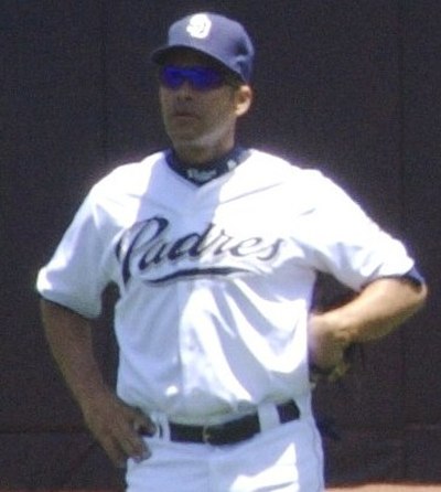 Cruz with the San Diego Padres