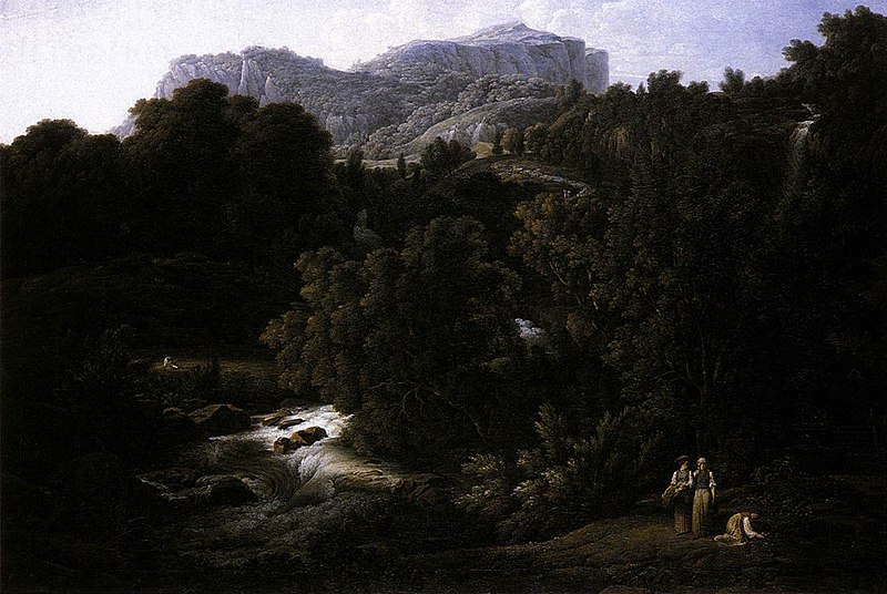 File:Joseph Anton Koch - Mountain Scene - WGA12232.jpg